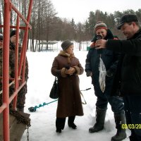 Областные соревнования по подлёдному лову рыбы среди руководителей предприятий ЖКХ (Март 2012)